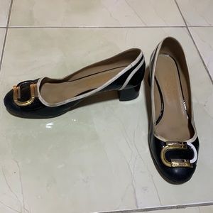Ferragamo authentic black small heels shoes